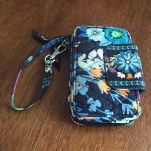 Vera Bradley Midnight Blues cell phone wristlet
